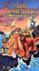 The Land Before Time V The Mysterious Island VHS, 1997, Clamshell 