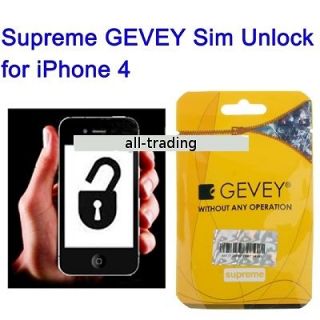 supreme gevey sim unlock for iphone 4 from china time