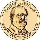 2012 P&D Grover Cleveland 1st Term Presidential Dollar 2 Coin Set UNC 