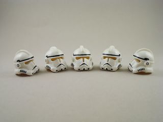 LEGO Clone Trooper Ep3 Helmet Lot Star Wars Custom for Mini Figures 
