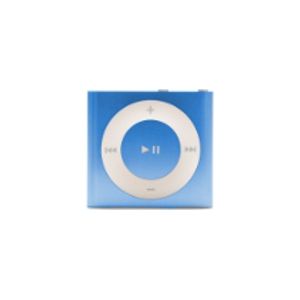 apple ipod shuffle 4th generation blue 2 gb time left