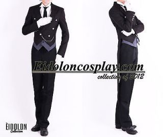 EE0013AK Black Butler Kuroshitsuji Sebastian Cosplay Costume