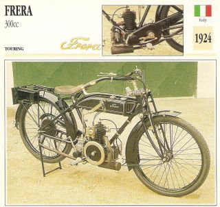 1924 Frera 300cc Touring Motorcycle Engine 273cc Single Cylinder 2.5hp 