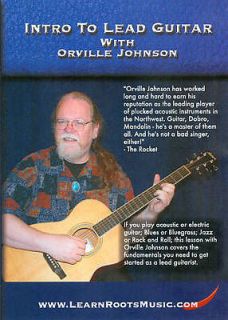 intro to lead guitar with orville johnson new dvd time