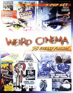Weird Cinema 15 Freaky Flicks DVD, 2007, 5 Disc Set