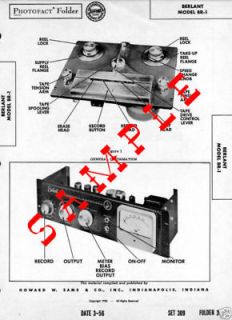 berlant concertone pre amp reel tape photofact manual time left
