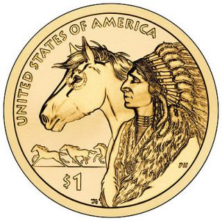 2012 sacagawea native american golden dollar p d set your