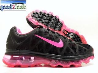 nike air max 2011 gs black pink size us 5 5y women s 7