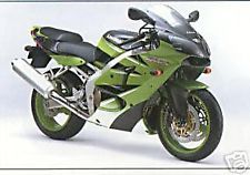 kawasaki touch up paint kit 2000 zx6r green and black
