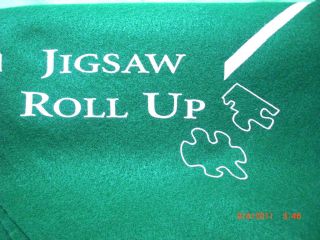 jigsaw rollup mat green felt 60 x 25 5 wow