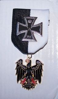 German Prussia Army Officer Patriot Veteran Iron Cross Battle Award 