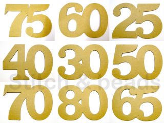 Birthday Theme Numbers Letter 17x12cm Paper Mache Cardboard 3mm Think 