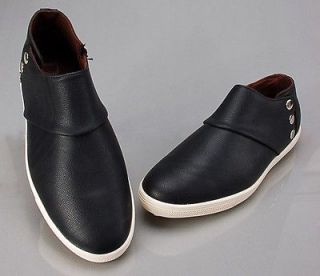 Fashion Mens Flats Ankle Boots Business Shoes Slip On Sneakers 
