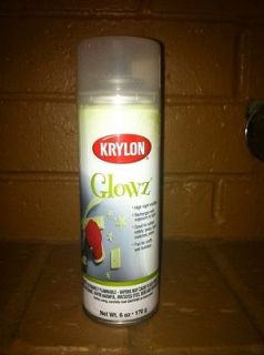 Krylon K03150 Glowz Aerosol Spray Paint 6 Ounce Glow In The Dark