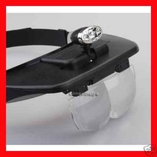 Newly listed Dental Magnifying Head Loupe Magnifer 4 Lens and Light