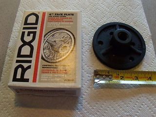 Ridgid wood lathe 4 face plate, faceplate, with 3/4 16 threads NOS 