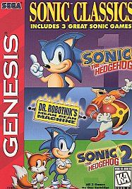 Sonic Classics 3 In 1 Sonic Compilation Sega Genesis, 1997