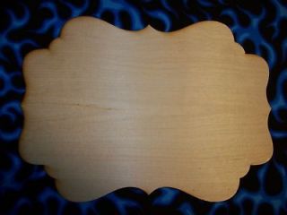 unfinished wooden wood plaque # p03 large 12 x 16