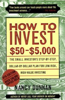 How to Invest 50  5,000 by Nancy Dunnan 1997, Paperback