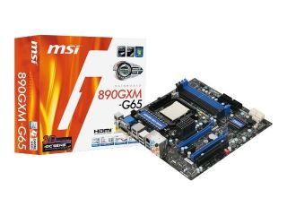 MSI 890GXM G65 AM3 AMD Motherboard