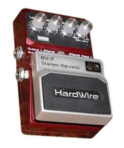DigiTech HardWire RV 7 Stereo Reverb Guitar Effect Pedal