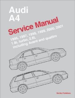 Audi A4 1996, 1997, 1998, 1999, 2000, 2001 Repair Manual 1.8L Turbo, 2 