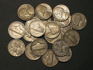 twenty 20 jefferson silver war nickels  34