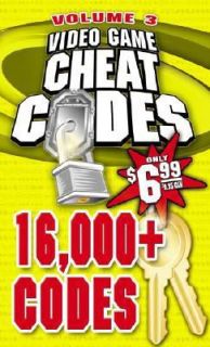 Video Game Cheat Codes Vol. 3 by Prima Games Staff 2007, Paperback 