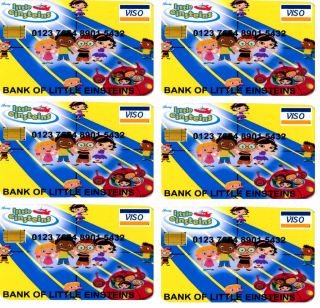 little einsteins credit cards party bag fillers x6 from united