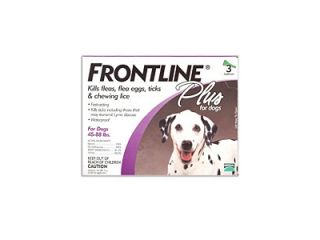 Merial Frontline Plus 3 Pack For Dogs Over 88 lb