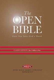 NKJV Open Bible Classic Edition 2006, Hardcover