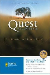 NIV Quest Study Bible by Zondervan Publishing Staff 2003, Hardcover 
