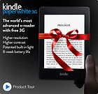 New  Kindle Paperwhite 3G +Wi Fi Ebook Reader Built in light 