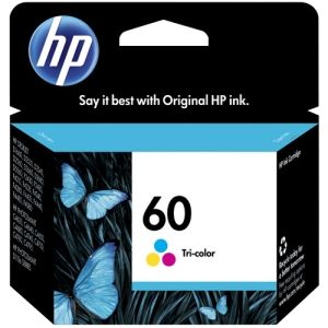 10 GENUINE HP 60 COLOR Printer Ink Cartridge CC643WN Photosmart C4780 