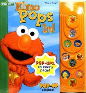 Elmo Pops In Song Book by Publications International Staff Board Book 