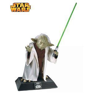 star wars Life Size Yoda collector Statue Jedi Prop with coa brand new