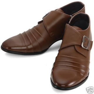 handmade casual dress mens ankle boots brown us 10 5