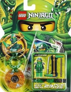 2012 LEGO Green Ninja NINJAGO 9574 * LLOYD ZX w/ SPINNER & WEAPONS 