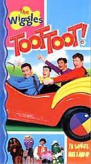 the wiggles toot toot 2001 vhs 18 songs clamshell ln