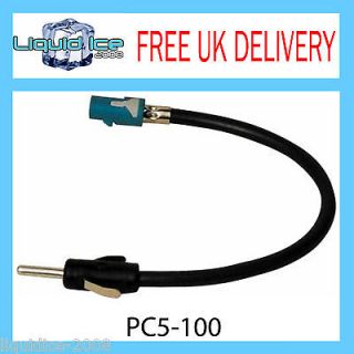 PC5 100 FORD FOCUS C Max GALAXY FAKRA DIN STEREO AERIAL ADAPTOR MAST 
