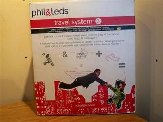 Phil and Teds Travel System 3 (Graco Snugride carseat to buggy 