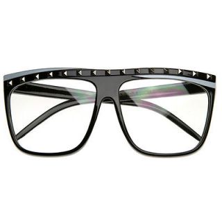 DJ Celebrity Studded LMFAO Party Rock Clear Lens Shades Sunglasses 
