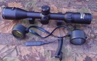 Nikko Stirling Laserking 3 9x42 MilDot Rifle Scope with Built in Red 