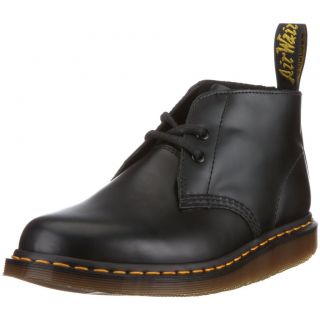 Dr. Martens Mens Manton Casual 2 Eye Desert Ankle Boots Black Smooth