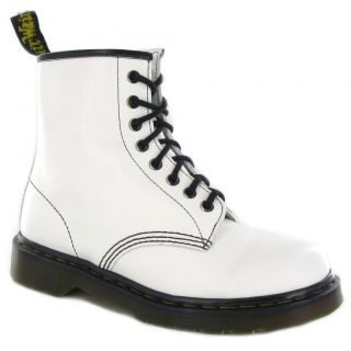 dr martens 1460 milled smooth white womens boots more options