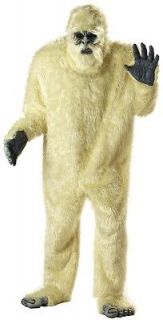 abominable snowman yeti big foot men costume one size
