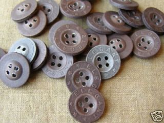 original german wwii 30 un issued shirt buttons 15mm time