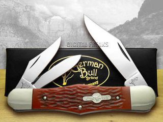 german bull red pickbone whittler pocket knife knives one day shipping 