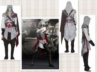 assassin s creed 2 ii ezio white anime cosplay costume