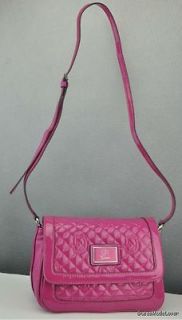 new guess ladies handbag karima bag pink nwt usa